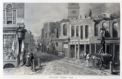 Charing Cross, 1830 da George Snr Scharf